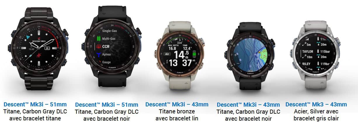 Mk3 Descent Garmin Modelle