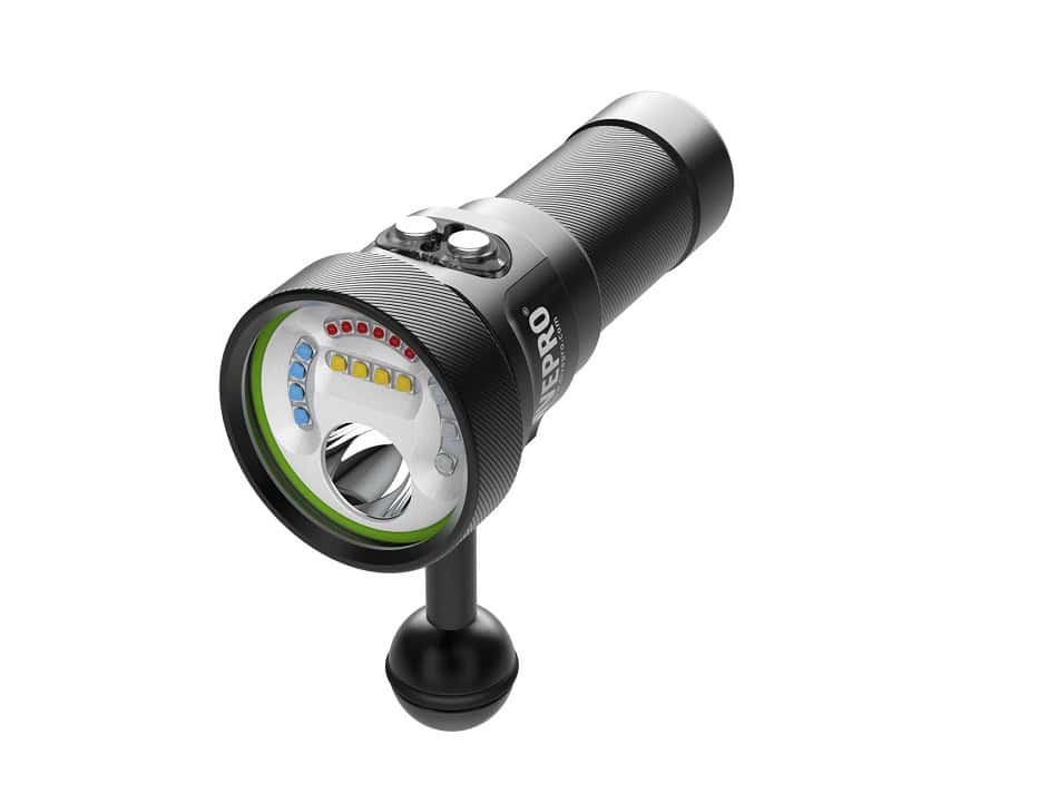 Divepro Tauchlampe M35 V2 Schwarz 5dp540m35v2 Kugel(1)