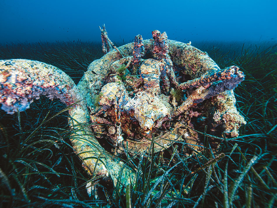Korsisches Unterwasserwrack 12