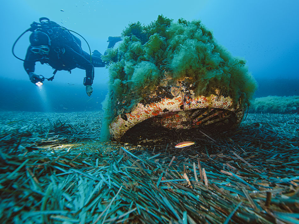 Korsisches Unterwasserwrack 14