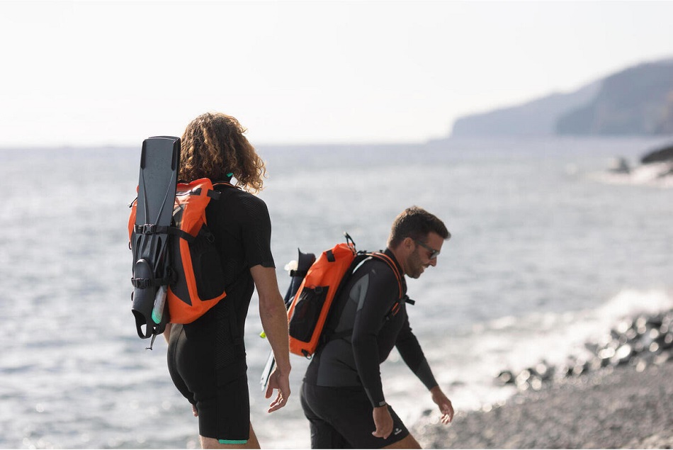 Tauchen und Apnoe Flossen FF 500 React Schwarz23
