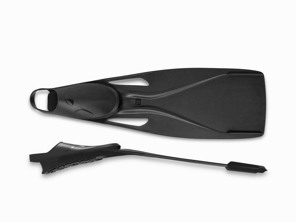 Tauchen und Apnoe Flossen FF 500 React Schwarz3