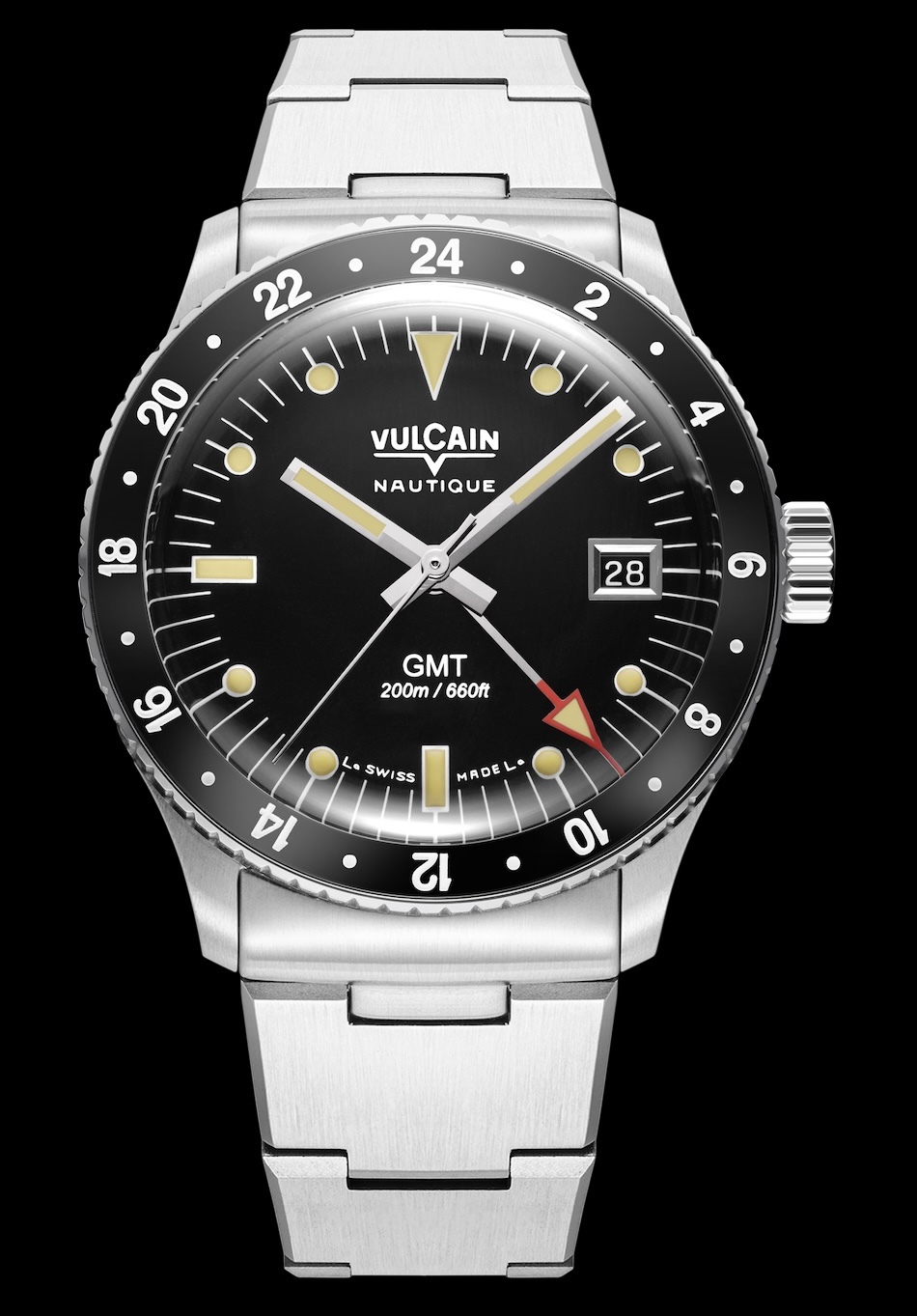 Vulcain Skindiver Nautique GMT Uhr