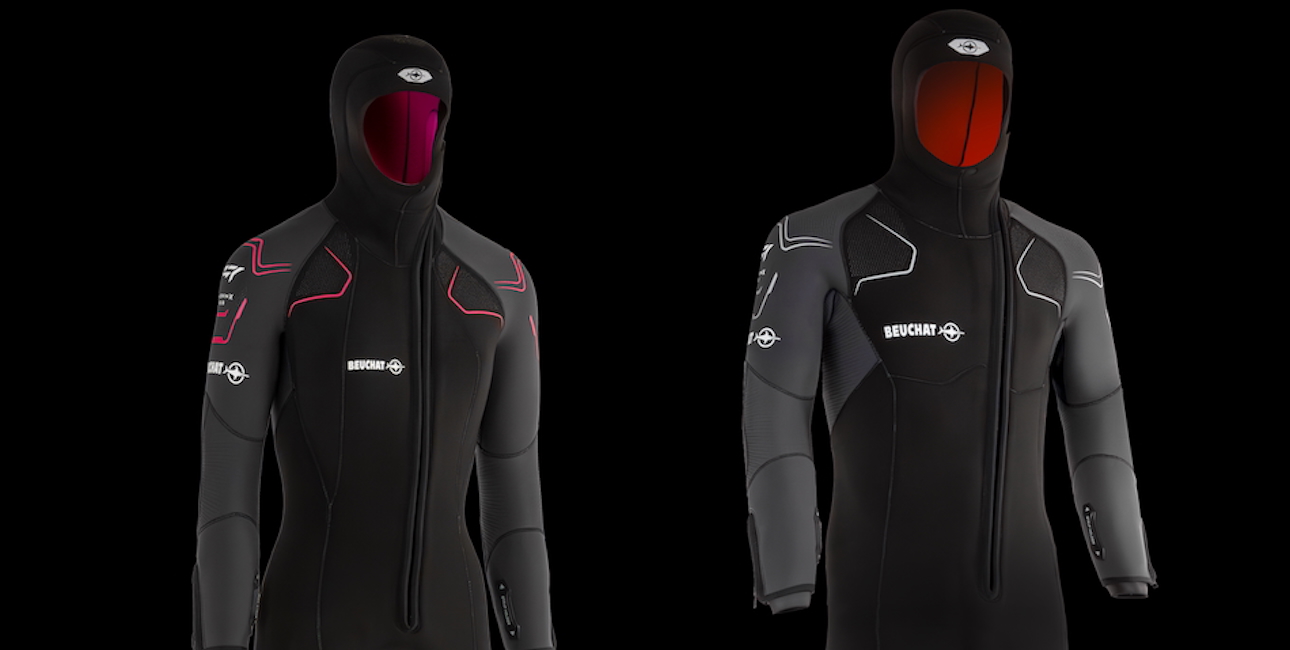 Monopiece beuchat comfort7 cagoule bandeau