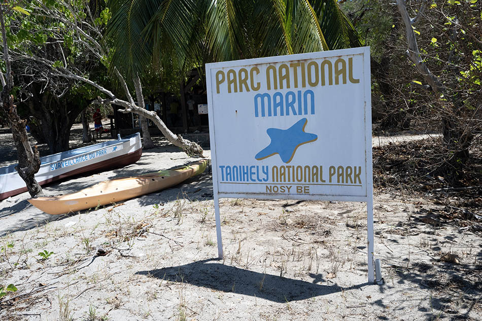 Meeresnationalpark Tanikely in Nosy Be, ein idealer Ort für das Tauchen und die marine Biodiversität.